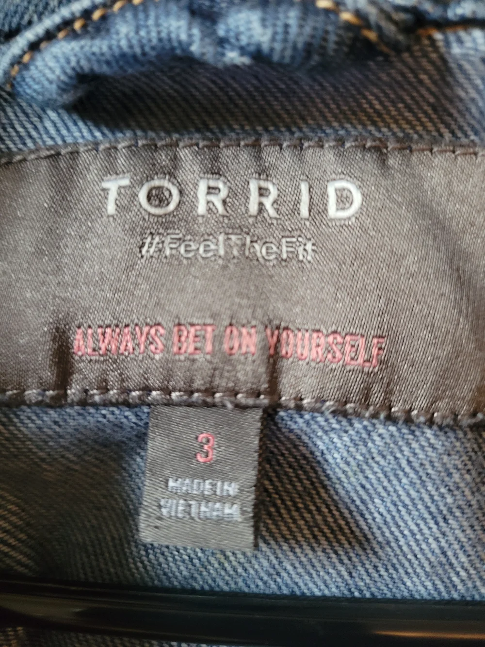 torrid Indigo Blue Denim Trucker Jacket